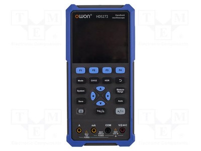 LCD 3,5'' 250Msps Ch: 2 8bit 8kpts  8ns 40MHz Handoszilloskop