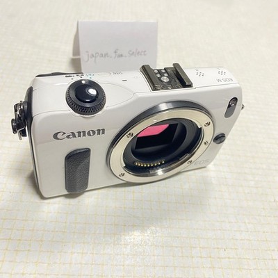 Canon EOS M White Mirrorless Digital Camera 18.0MP Body 22.3 × 14.9 mm APS-C Exc