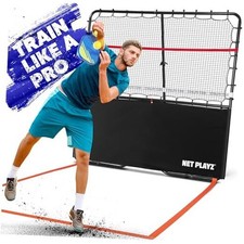 Pickleball Rebound Net Training Equipment Aid, Adjustable Angle Easy Setup -