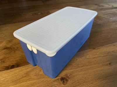 Tupperware Prima Klima Behälter, 3,6 Liter, blau / weißer Deckel