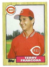 TERRY FRANCONA 1987 TOPPS TRADED ROOKIE CARD NM-MT CONDITION. rookie card picture