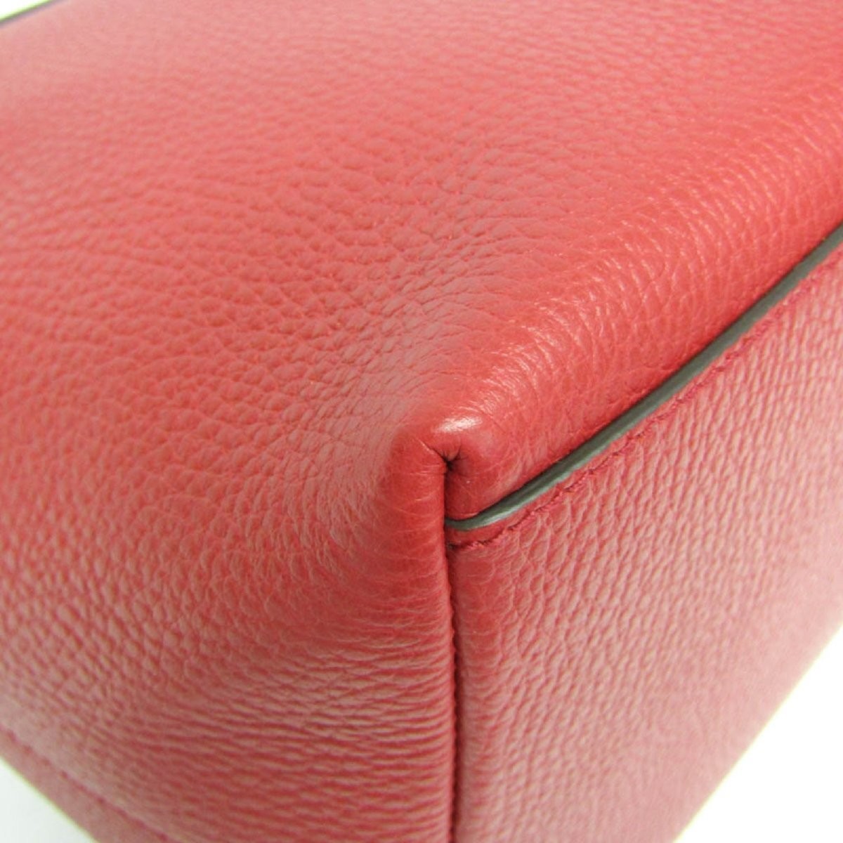 Gucci Interlocking G 449660 Women s Leather Handbag Shoulder Bag Red From Japan thumbnail 6