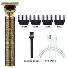 Tondeuse À Barbe Électrique Sans Fil Pour Hommes, Machine T9 Vintage, Coupe-Chev