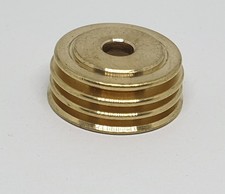 Single Brass Spark Plug Cooling Fin Vintage Motorcycle Stationary Engine