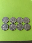 1964D Washington Quarter Lot of 8 Very Nice 90% Silver US Coins-good price