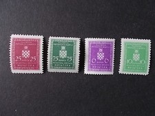 Kroatien Dienstmarken postfrisch