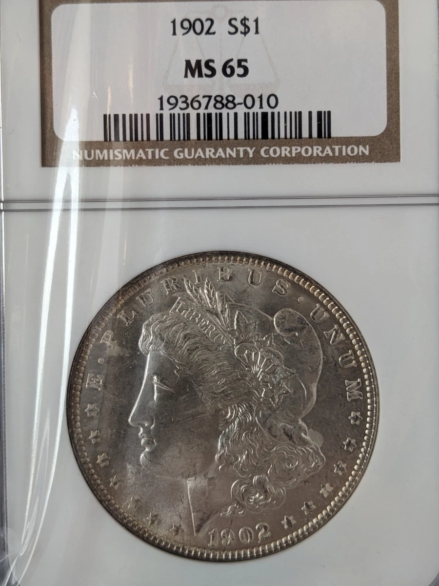 1902 Year Grade MS 65 Morgan Dollars (1878-1921) for sale | eBay