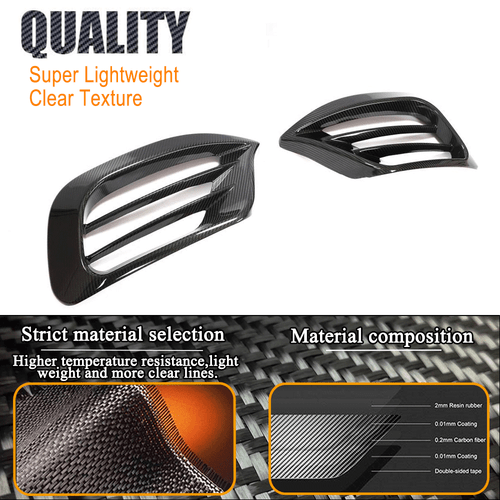 Para Mercedes W447 Clase V 2020-2021 Carbon Front Splitter Flaps Aletas Canards - Imagen 5 de 9