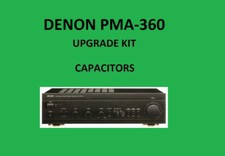 Amplificateur stéréo DENON PMA-360 KIT de réparation - tous les condensateurs