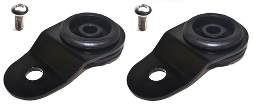 Torque Solution Radiator Mount Combo with Inserts (Blk) Fits Lancer EVO 7-9 - Bild 1 von 10