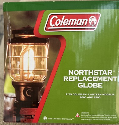 Coleman NorthStar Lantern Replacement Globe Models 2000 & 2500