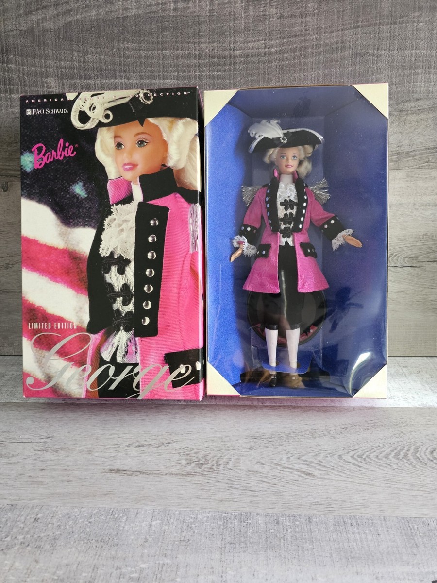 George Washington FAO Schwarz Limited Edition Barbie Doll 1996