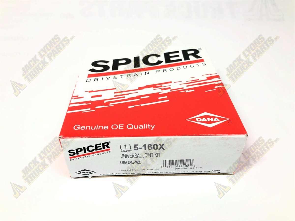 5-160X New Genuine Dana Spicer UNIVERSAL JOINT (U-Joint 5-160X New Genuine Dana Spicer UNIVERSAL JOINT (U-Joint
