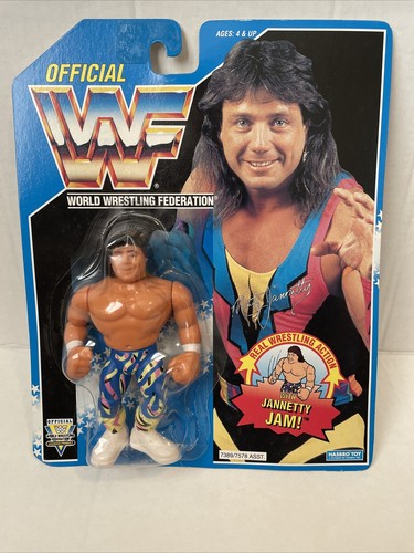 WWF Hasbro - Marty Jannetty Titan Sports Blue Card...