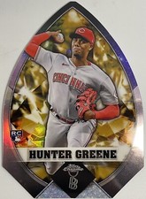 2022 Topps Chrome Ben Baller Ben's Diamond Die-Cut Hunter Greene RC Rookie /50