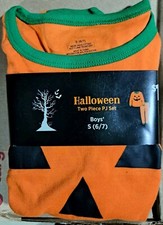Boys Jack O Lantern 2 Piece Pajama Set Size 6 - 7 NIP