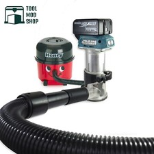 Makita DRT50 Trim Router Dust Extractor Hose Adaptor for Numatic / Henry Hoover