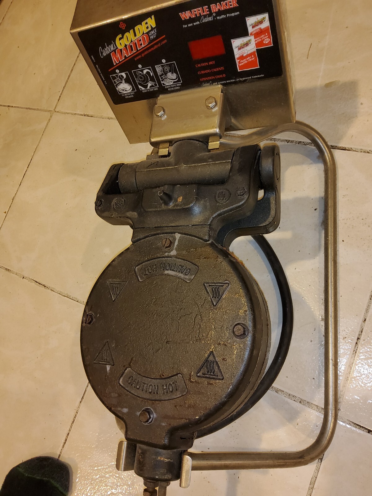 Carbons Golden Malted RTP AMERICA’S BELGIAN WAFFLE MAKER BAKER IRON COMMERCIAL eBay