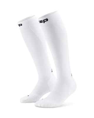 CEP Women's Core Run Tall Compression Socks 5.0, Running, White, Multiple Sizes
