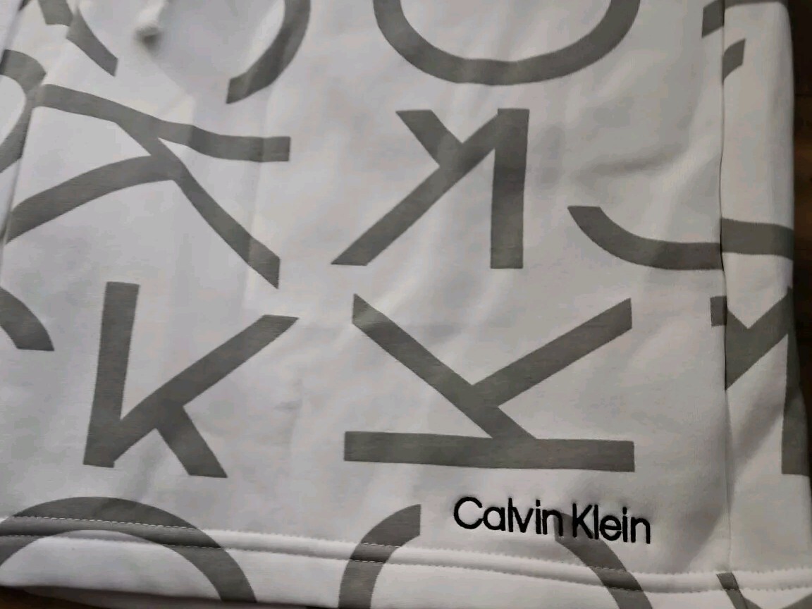 カルバンクライン   Jeans Short Drawstring Print Calvin Klein Jeans logo-print drawstring-waist Shorts