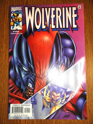 Wolverine #155 Liefeld Deadpool Abdeckung VF/NM 1st Druck Hulk 340 Marvel Neu