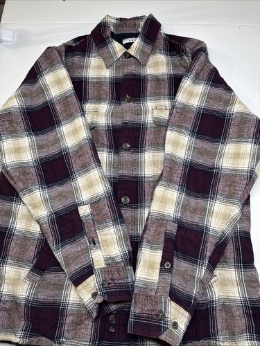 Covington Men’s Shirt Jacket Shacket, Medium, Fleece Lined, Plaid, soft heavy - Picture 2 of 11