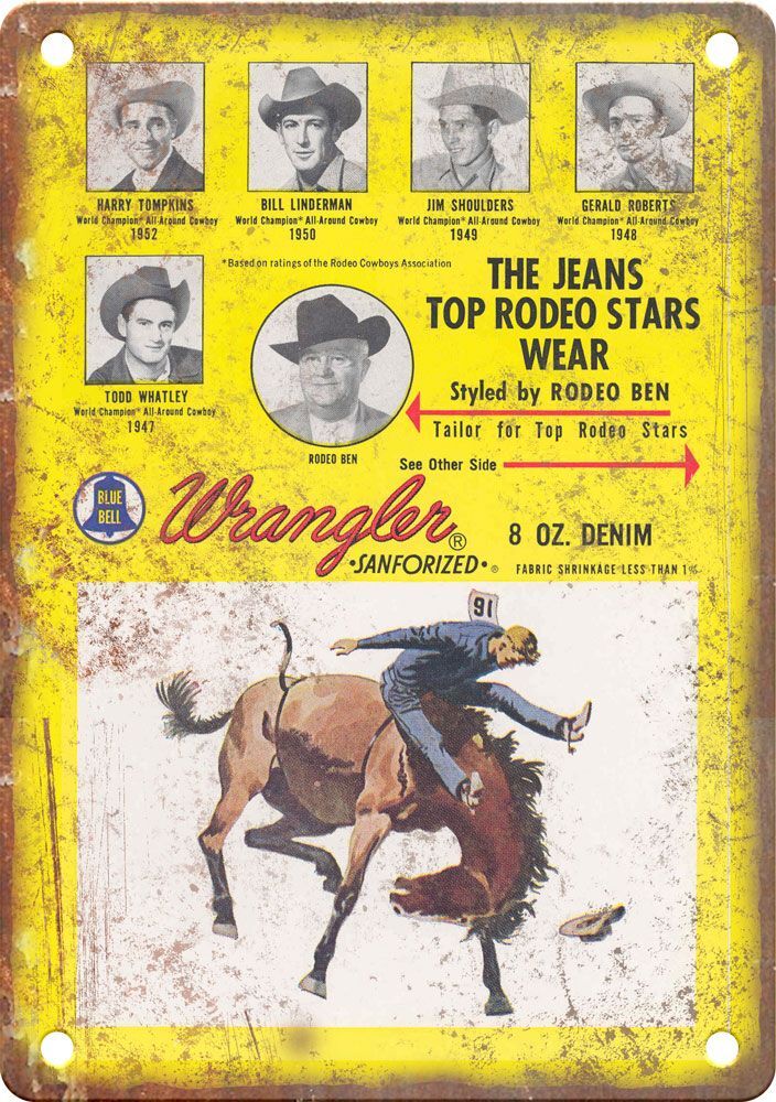 Wrangler Denim Jeans Vintage Magazine Ad 12