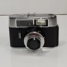Vtg Voigtlander Vito Automatic 35mm Camera Lanthar 2.8/50 Lens Germany 1960s