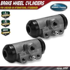 2x Rear Brake Wheel Cylinders For Checker A9 1959-1963 International Studebaker 2x Rear Brake Wheel Cylinders For Checker A9 1959-1963 International Studebaker