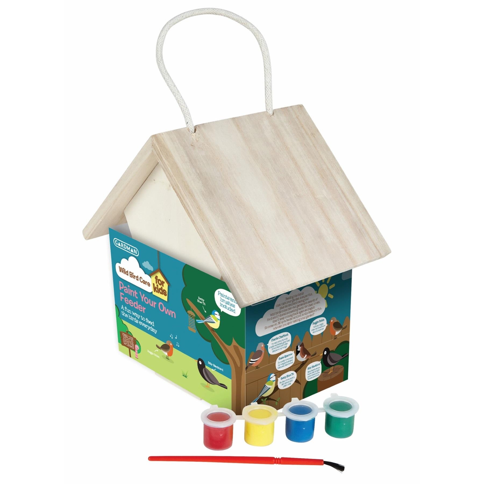 Gardman Paint Your Own Feeder Garden Birds Childrens Arts & Crafts Activity
