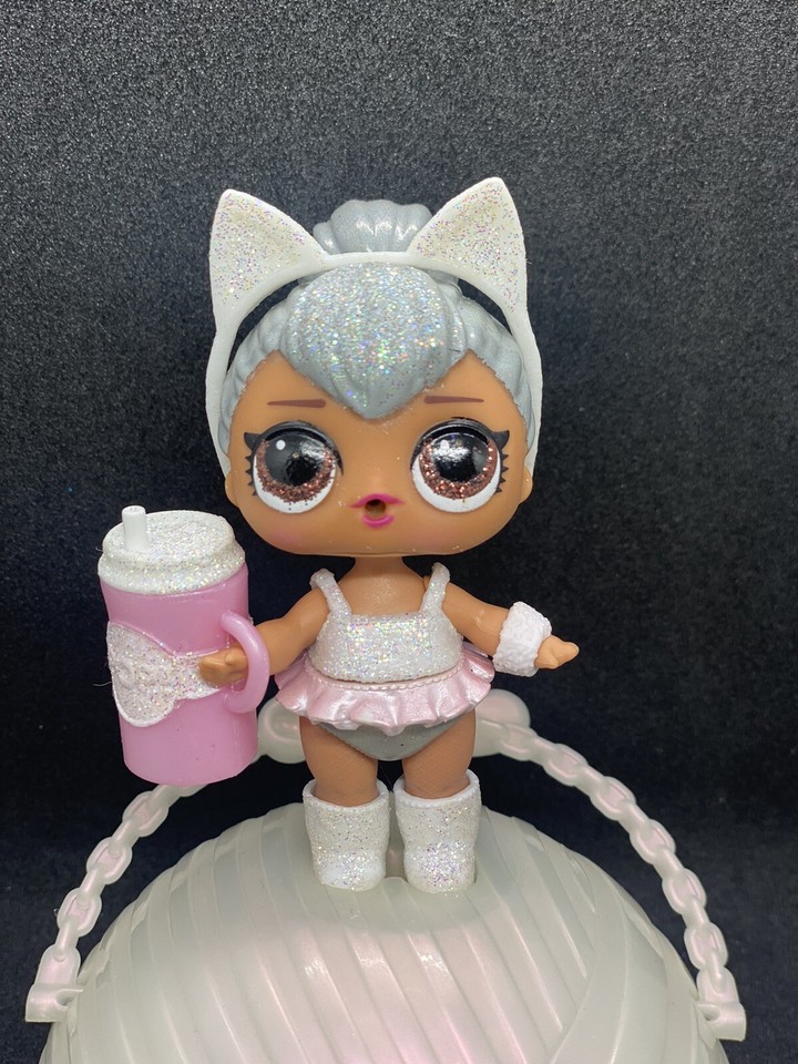 Lol Surprise Doll Glam Glitter Kitty Queen Ultra Rare. With Pearl Ball