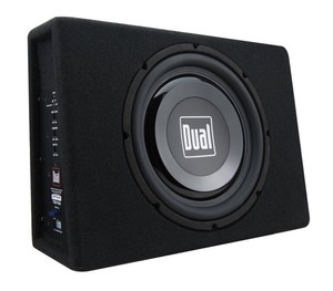 dual 10 inch subwoofer with amp