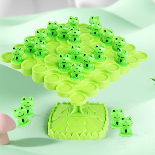 Frog Balance Tree Board Game Set Interactive Preschool Educational Number Toy