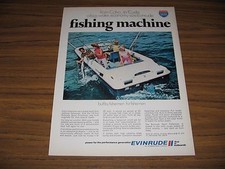 1970 Print Ad Evinrude 19 Ft Sportsman Boats Barracuda Fishing Milwaukee,WI