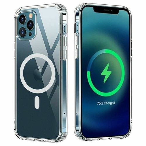 For Iphone Pro Max Xr 13 Pro Max Clear Case Magnetic Circle Shockproof Cover Ebay