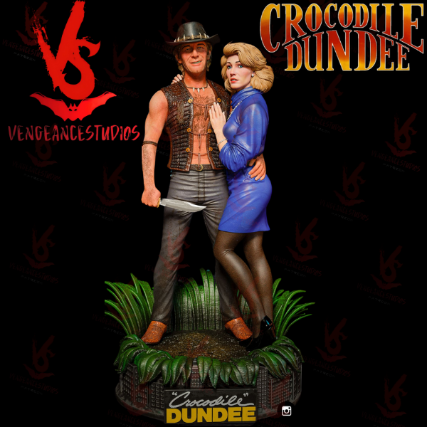 Crocodile Dundee resin scale model kit unpainted 3d print
