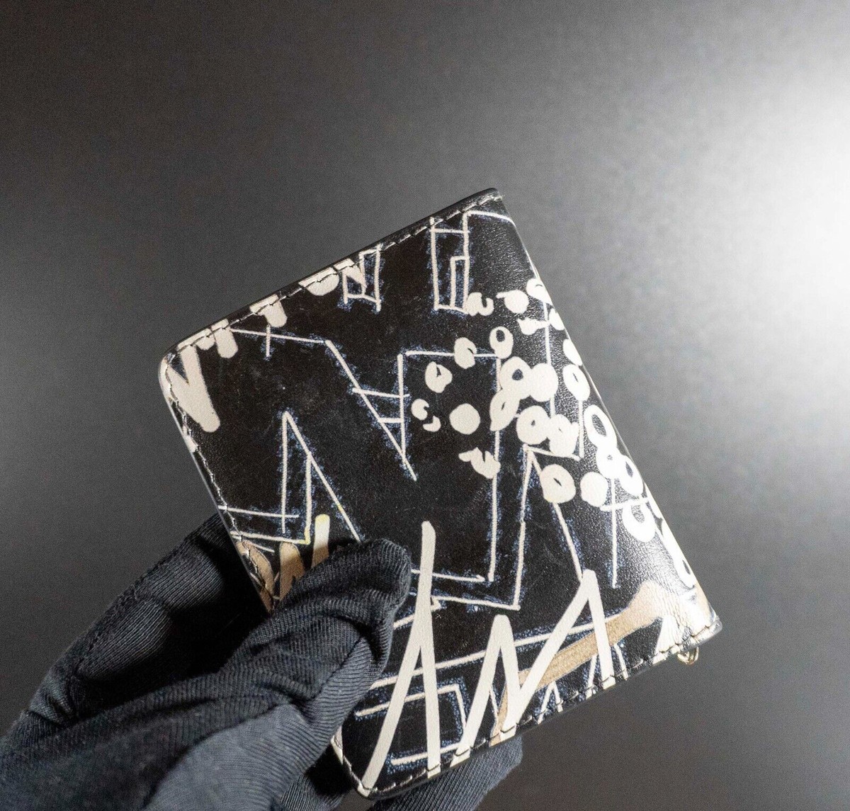 Maison Margiela Authentic Four Stitches Keyring Card Holder Maison Margiela Authentic Four Stitches Keyring Card Holder