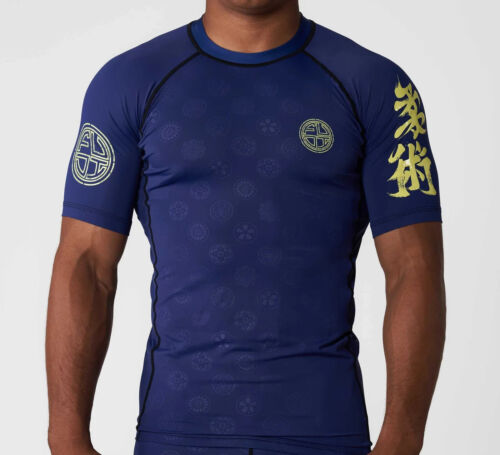 Fuji Rashguard Short Sleeve Medium Shogun Heat Gear BJJ Jiu Jitsu Judo Karate