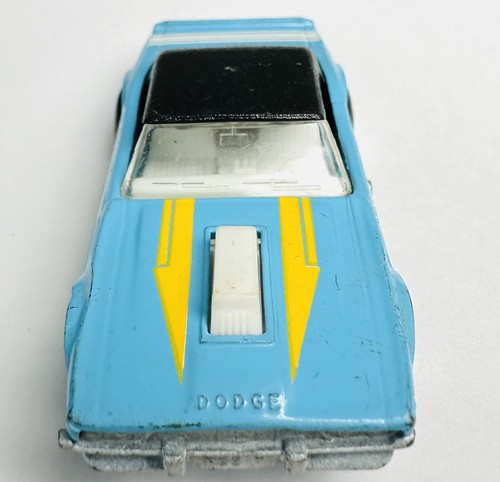 Matchbox Superfast Rare Blue Dodge Challenger Only N Racing Action Pack 1992 Car - Picture 3 of 6