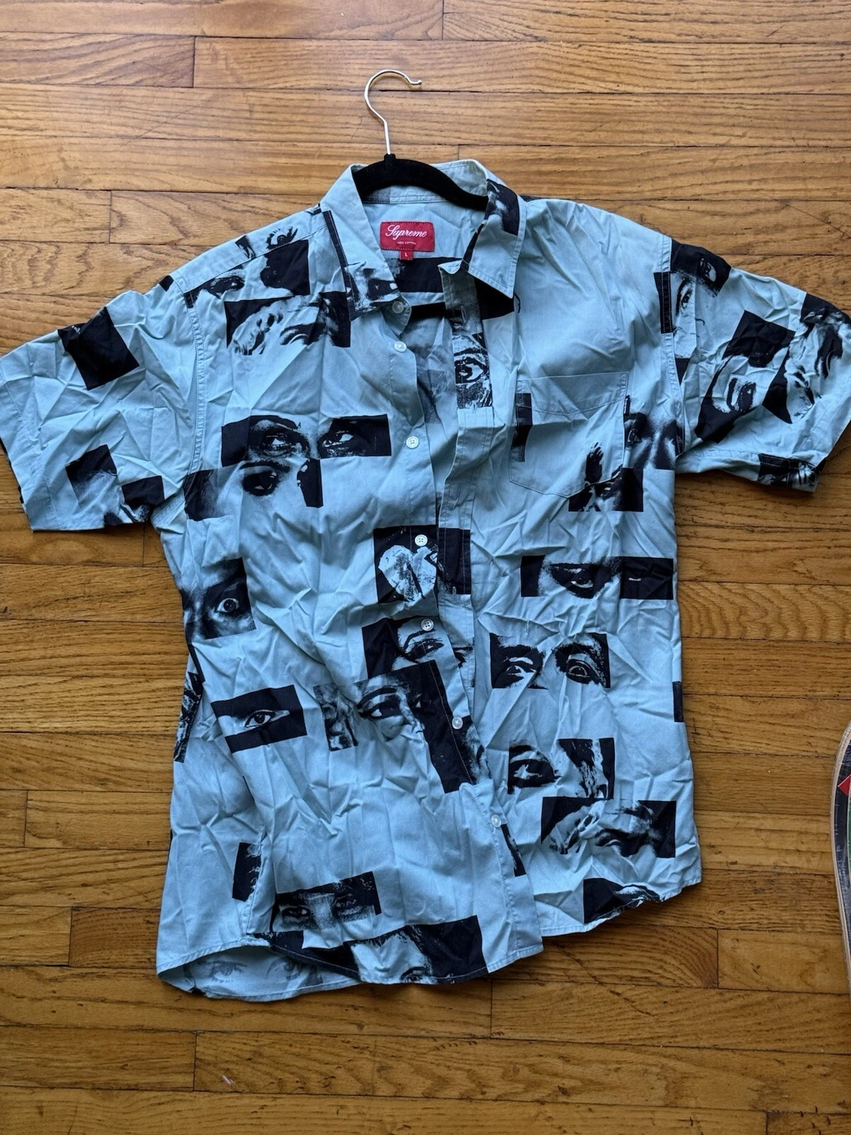 Chemise Supreme Eyes S/S SS11 sarcelle taille L