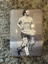 Andy Gray Signed A4 Photo Everton Aston Villa Legend Autograph 