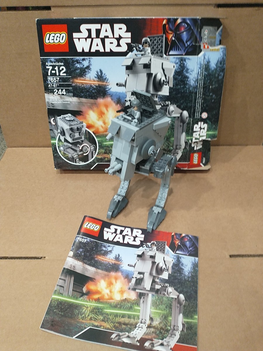 Lego 7657 Star Wars AT-ST 100% Complete w/ Minifigure
