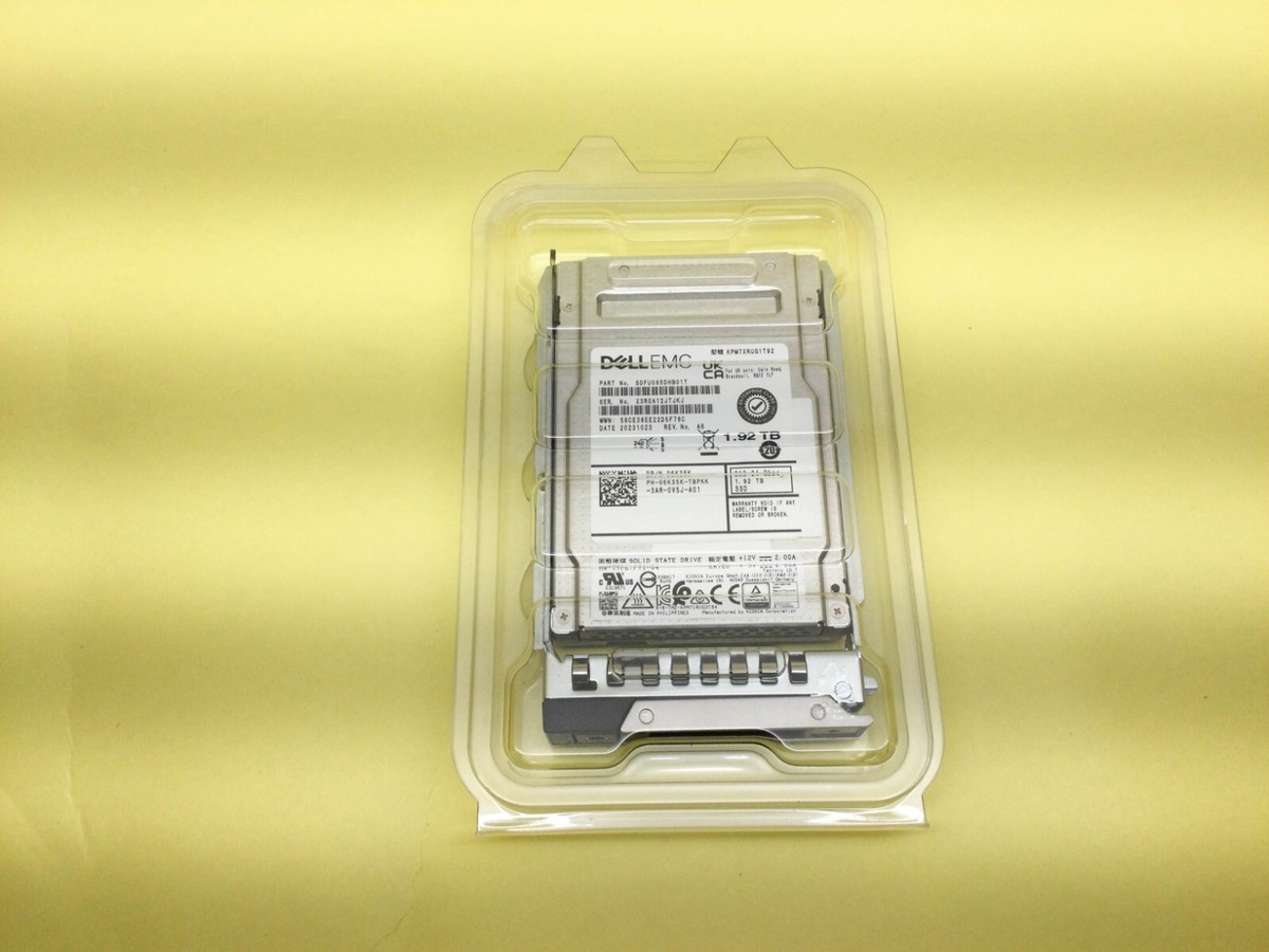 6K35K Dell 1.92TB SAS 24Gb/s Read Intensive 2.5'' SSD 06K35K