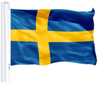 Easy Flyer 3x5 Foot Sweden Flag - Swedish Banner Flags Polyester