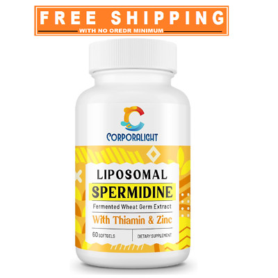 30Mg Spermidine Supplement, Liposomal Spermidine, High Absorption, More Potent t