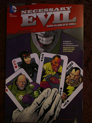 DC Comics: Necessary Evil: Super-villains of DC Comics Graphic Book (BRAND NEW)