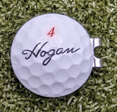 Hogan Real Golf Ball Marker With Magnetic Hat Clip