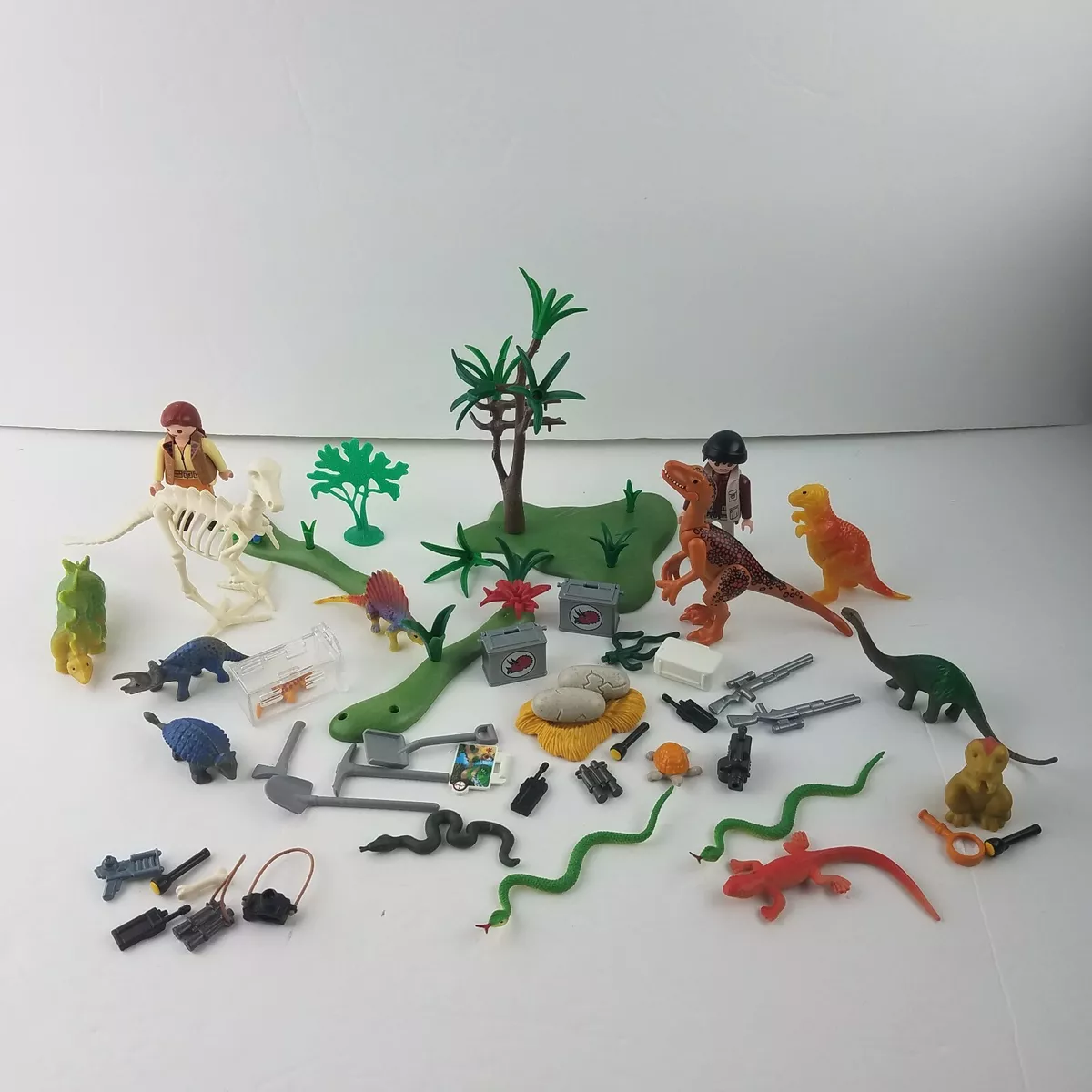 Playmobil Dinosaurs Rare Replacement Parts LOT many retired parts 4170 5233 3193