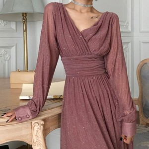 robe maxi paillette