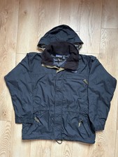 Vintage Patagonia Black Shell Hooded Storm Raincoat Jacket Size Small